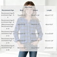 thumbnail image 4 of AHTJRT Girls Buffalo Plaid Flannel Shirt Button Down Long Sleeve Crew Neck Blouse Casual Lightweight Vacation Travel Daily Wear Fall Winter Top, 4 of 7