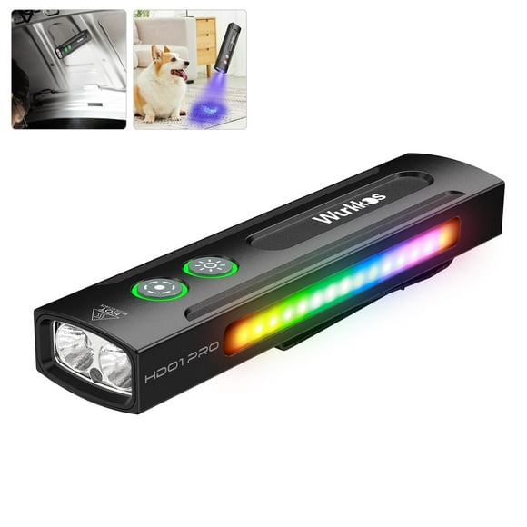 Linterna Wurkkos HD01 PRO 6 en 1 1200LM con luz UV y RGB