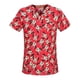 thumbnail image 1 of Ropa de algodón transpirable con estampado de dibujos animados, ropa de cuello en V con cepillo para manos, ropa de enfermera para mujer, ropa de trabajo para quirófano de manga corta para hombre, 1 of 5