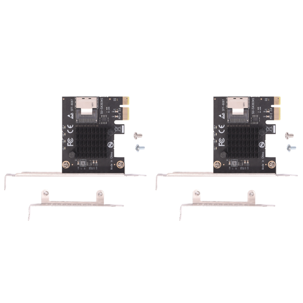 Computadora PCI-E 1x a Mini SAS SFF-8087 Tarjeta elevadora 6Gbps Accesorios expansión