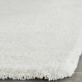thumbnail image 3 of SAFAVIEH Harvey Solid Plush Shag Area Rug, White, 8'6" x 11'6", 3 of 5