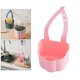 thumbnail image 5 of Fregadero Multis Cesta Colador Estante de Drenaje Estante de Almacenamiento para Fregadero Soporte para Ventosa Soporte para Esponja Herramienta Pa - Rosa Rosado Sunnimix esquina del estante del desagüe del fregadero, 5 of 8
