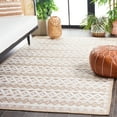 thumbnail image 3 of SAFAVIEH Cabana Ethan Geometric Indoor/Outdoor Area Rug, Natural/Ivory, 5'1" x 7'6", 3 of 13