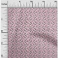 thumbnail image 2 of oneOone Georgette Viscose Rose Pink Fabric Asian Block Print Sewing Craft Projects Fabric Prints By Yard 42 Inch Wide, 2 of 4