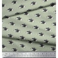 thumbnail image 2 of Soimoi Cotton Duck Fabric Basset Hound Dog Print Fabric by The Yard 42 Inch Wide, 2 of 3