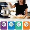thumbnail image 4 of 6-7 QT Tilt-Head Stand Mixer Splash Guard, Food Grade Durable Mixer Bowl Cover with Tight Seal, Anti-Spill & Anti-Leak Design, Compatible with KitchenAid Tilt-Head Mixers, Dishwasher Safe, 4 of 5
