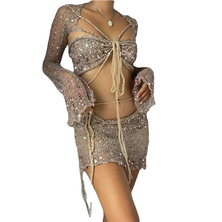 green emerald velvet dress Helen Rose Gold Sequin Mini Dress main image 1