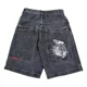 thumbnail image 1 of Pantalones Cortos De Mezclilla Con Estampado De Hip Hop Casu, 1 of 2