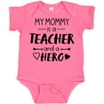 thumbnail image 3 of Inktastic My Mommy is a Teacher and a Hero Boys or Girls Baby Bodysuit, 3 of 5