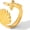 spiral shell, variant on Gold Seashell Ring for Women Gold Plated Trendy Starfish Open Ring Summer Beach Jewelry