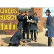 Houdini Poster Magic Art 24Inx36In Art Poster 24x36 Multi-Color Square Adults Best Posters