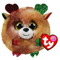 Puffies- Fudge the Reindeer  – Glitter Eyes  - Stuffed Animal