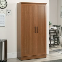 Sauder Homeplus Storage Cabinet, Sienna Oak Finish