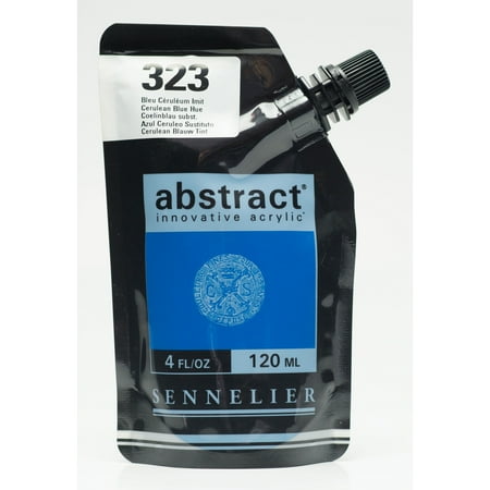 UPC: 3046450042174 | Sennelier Abstract Acrylic 120ml Satin Cerulean Blue Hue