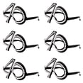 thumbnail image 1 of 40th Birthday Glasses - 6 Pairs Black 40 Years Old Glasses with Rhinestones Frame, Funny Plastic Costume Photobooth Props for 40th Anniversary Party Decorations, 1 of 6