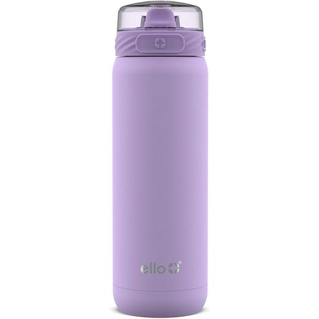 Ello Cooper Stainless Steel Water Bottle with Straw and Carry Handle