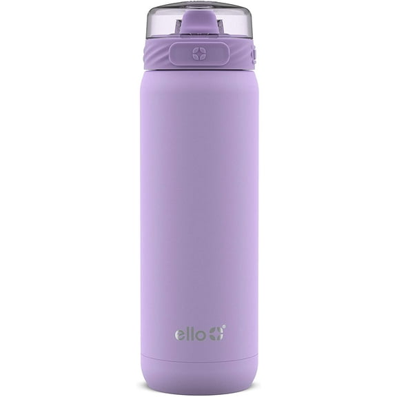 Ello Cooper Stainless Steel Water Bottle with Straw and Carry Handle