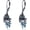 March birthstone rose earrings, variant on Gothic Earrings for Women Black Rose Flower Heart Dangle Earrings Goth Jewelry Gifts for Women