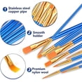 thumbnail image 5 of Juego de 10 pinceles para pintar TANGJMXG kit de pinceles profesionales de nailon para óleo y acuarela, 5 of 5