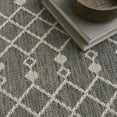 thumbnail image 5 of Nourison Positano Indoor/Outdoor Charcoal 6' x 9' Area Rug (6x9), 5 of 9