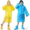 thumbnail image 1 of PinesC Lot de 2 Imperméables pour Enfants, Ponchos de Pluie Réutilisables avec Capuchon et Manches Imperméables pour Garçons et Filles, 1 of 5