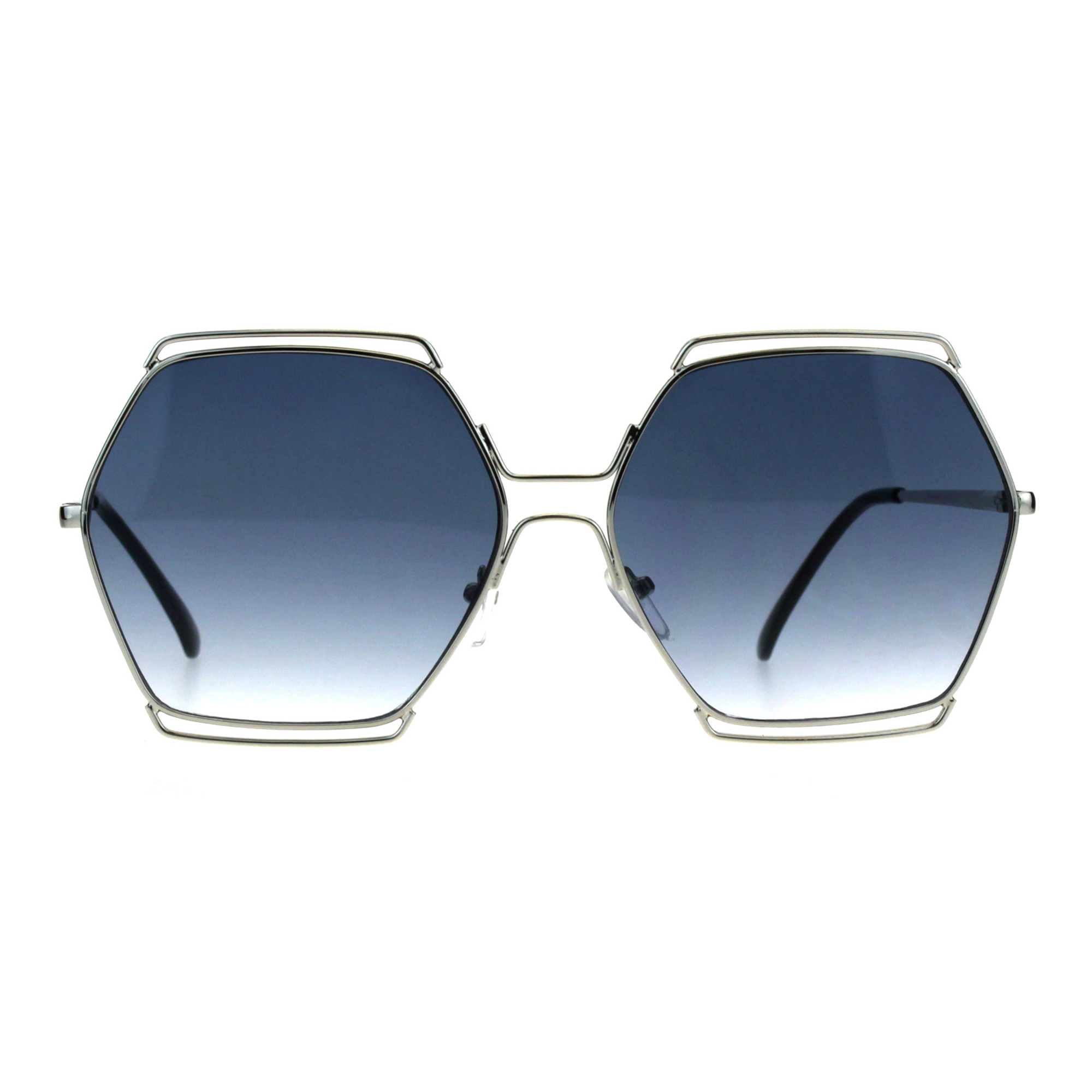 Hexagon Shape Sunglasses Womens Oversized Fashion Shades UV  display picture 3