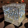 thumbnail image 1 of 2024 Creative Diy Tulip Flower Sea Cube Three-Dimensional Small Night Lamp Material Package for Girlfriend Couple Girlfriends, 1 of 4