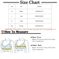 thumbnail image 2 of Bigersell Womens Sports Bras Clearance - Front Closure Wireless Bras Everyday Bras Underwear Front Close Hook & Eye Bra Closure Padded Push Up Bras No Underwire Soft Comfy Yoga Running Bras Black XL, 2 of 4