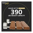thumbnail image 5 of Leisure 20 in. Teak Wall Mounted Folding Shower Seat, 5 of 8