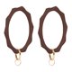 thumbnail image 1 of Llavero de bambú de la pulsera del llavero de la pulsera del silicón del estilo de la forma, 1 of 5