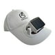 thumbnail image 4 of Sombrero con visera solar y ventilador, carga USB, ideal para golf, correr, senderismo y actividades al libre. Blanco, 4 of 8