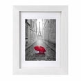 thumbnail image 1 of 11x14 Picture Frames White Matted 8x10 Wooden Picture Frame Poster Frame for Wall Hanging and Home Decoration-White, 1 of 7