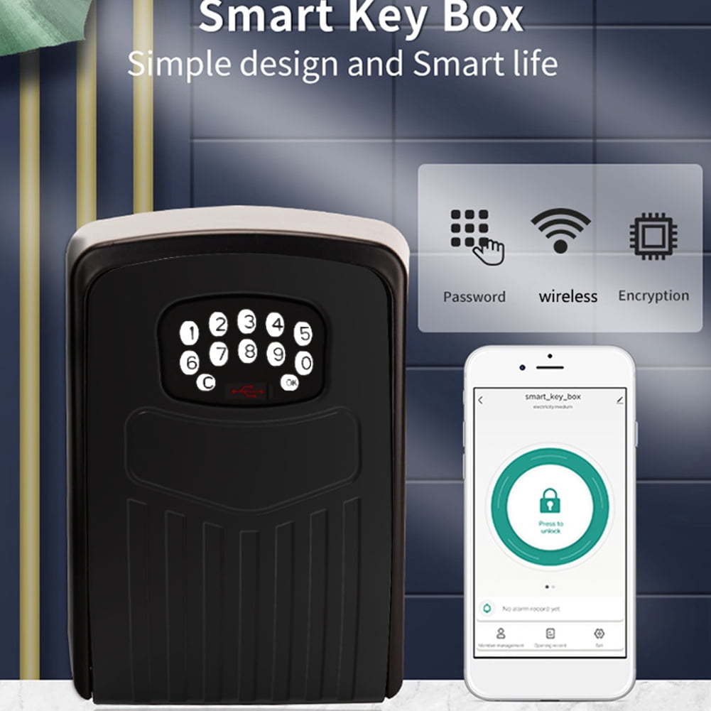 BOX02 Tuya Combination Code Waterproof Key Box Anti Theft Key Safe ...