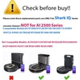 thumbnail image 2 of Replacement Part Accessories Compatible for Shark IQ R101AE RV1001AE UR1100SRUS AV1002AE AV1010AE RV100AE EZ RV912S Side/Sweep Brush Filter Main/Roller Brush Shell Clean Base Filter, 2 of 17
