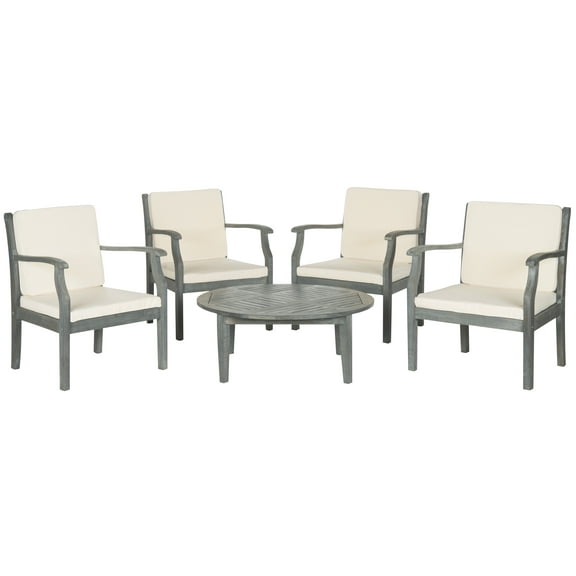 Safavieh Colfax 5 Piece Contemporary Outdoor Coffee Set