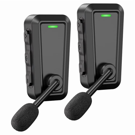 C10 Outdoor Cycling Bluetooth Intercom Headset Earphones - 2 Pack for Climbing Helmets, Music Sharing