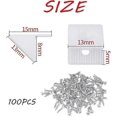 thumbnail image 2 of Drawer Supports, 100 Pieces Repair Shims With Plastic Screws For Fixing Sagging Furniture Chest Drawer Bottom, 2 of 4