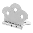 thumbnail image 3 of MasteelfCA 1 Set Cigar Box Guitar 3 String Metal Hinge Tailpiece with Screws for Cigar Box Guitar (Silver), 3 of 9