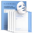 thumbnail image 1 of BLOOMORA Mascarilla facial de ácido hialurónico y colágeno durante la noche Mascarilla facial hidratante de hidrogel Hidratante y reafirmante Solución de bajo peso molecular Colágeno Cuidado de la pie, 1 of 5