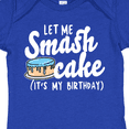 thumbnail image 4 of Inktastic Let Me Smash Cake Its My Birthday Boys Baby Bodysuit, 4 of 5
