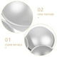 thumbnail image 3 of Molde de aleación de aluminio para hornear pasteles, 6 piezas, antiadherente, semicircular, para hacer pasteles, bolas de baño, jabón y velas., 3 of 6