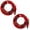 Red, variant on LICEWO 1Pair Fitness Barbell Clamps Collars Quick Release Pair Locking Weight Clips for Safe Weight Training Easy Installation