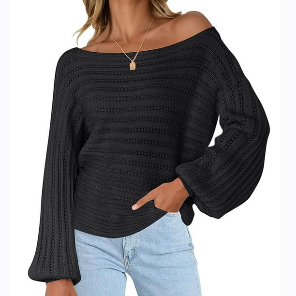 Pntutb Mujer Casual Moda Jersey Manga Larga Cuello Redondo Suéter Pntutb Pntutb-3025