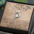 thumbnail image 2 of To my Wife Nurse In This Difficult Time Forever Necklace w Message Card, 2 of 7