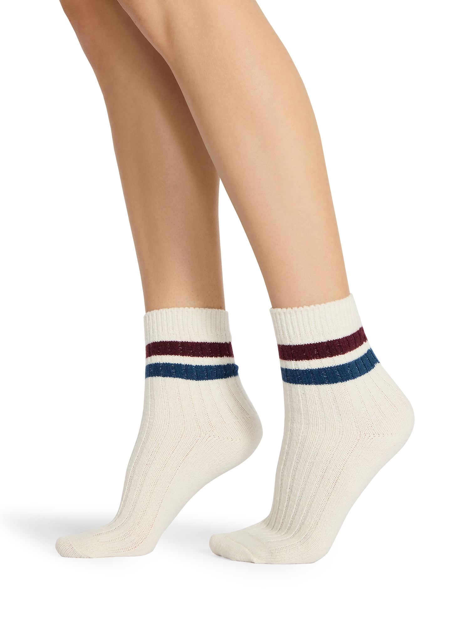 Madden NYC Women's Shortie Boot Socks, 3-Pack, Fits Shoe Size 5-10