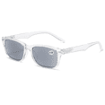 thumbnail image 3 of YOPTOP Lunettes de Lecture Teintées Rétro Bloquant la Lumière Bleue, Lecteurs d'Ordinateur Rectangulaires à la Mode Lunettes de Soleil Lentilles Grises pour Femmes Hommes Légers et Confortables Anti-Éblouissement, Noir, + 3.50, 3 of 5
