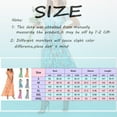 thumbnail image 3 of Youmylove Maxi Long Dresses for Women Elegant Swing Long Dress Chiffon Floral Short Sleeve Ruffle V Neck Fashion Waist Flowy Dress Vacation, 3 of 6