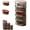 White, variant on Multi-layer sealed spice storage box, stackable spice container, multi-layer sealed food storage box, travel spice container and camping spice set, suitable for spices, grains, and coffee beans.
