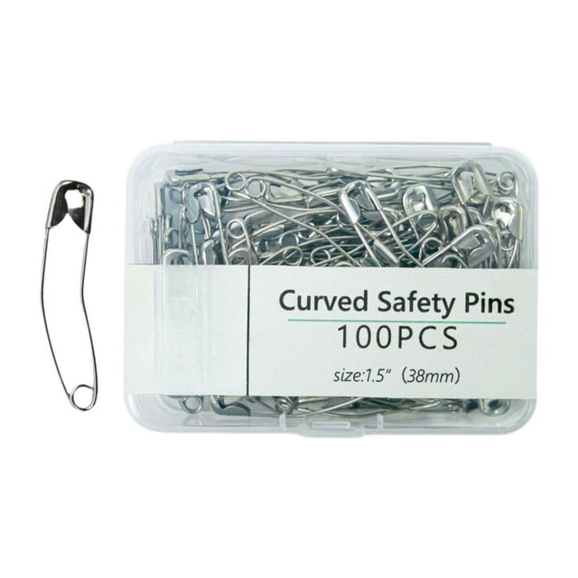 Alfileres de costura seguros Macarena 100 piezas 38 mm