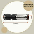 thumbnail image 2 of 3 Pieces 6mm Straight One Way Pneumatic Check Valve for Connecting Compressed Air Vents, 2 of 5